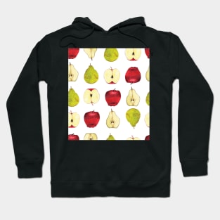 Funny hand-drawn apple and pear pattern Hoodie